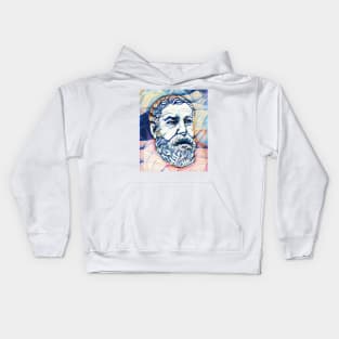 Hero of Alexandria Portrait | Hero of Alexandria Artwork 12 Kids Hoodie